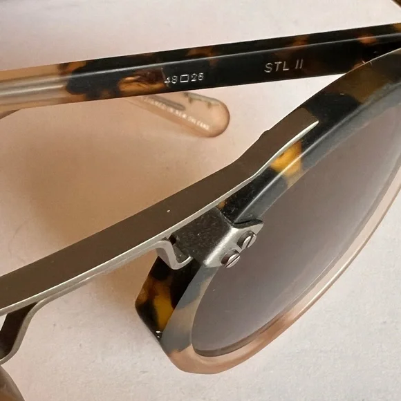 Krewe St. Louis sunglasses STL II RARE silver hardware - Picture 6 of 9